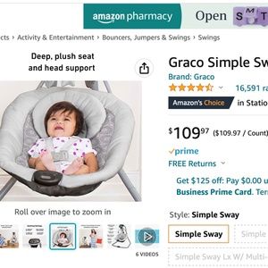 GRACO Simple Sway Swing